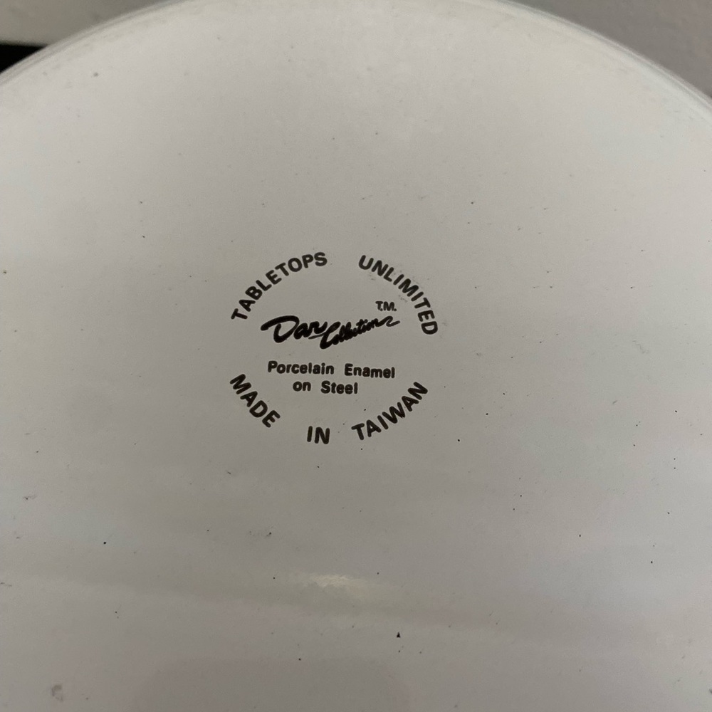 Vintage Tabletops Unlimited Dar Collection Enamel pot - Picture 5 of 8